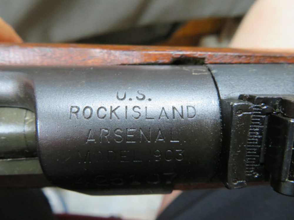WWII US MODEL 1903 SPRINGFIELD RIFLE-ROCK ISLAND ARSENAL-1944 HIGH STANDARD-img-7
