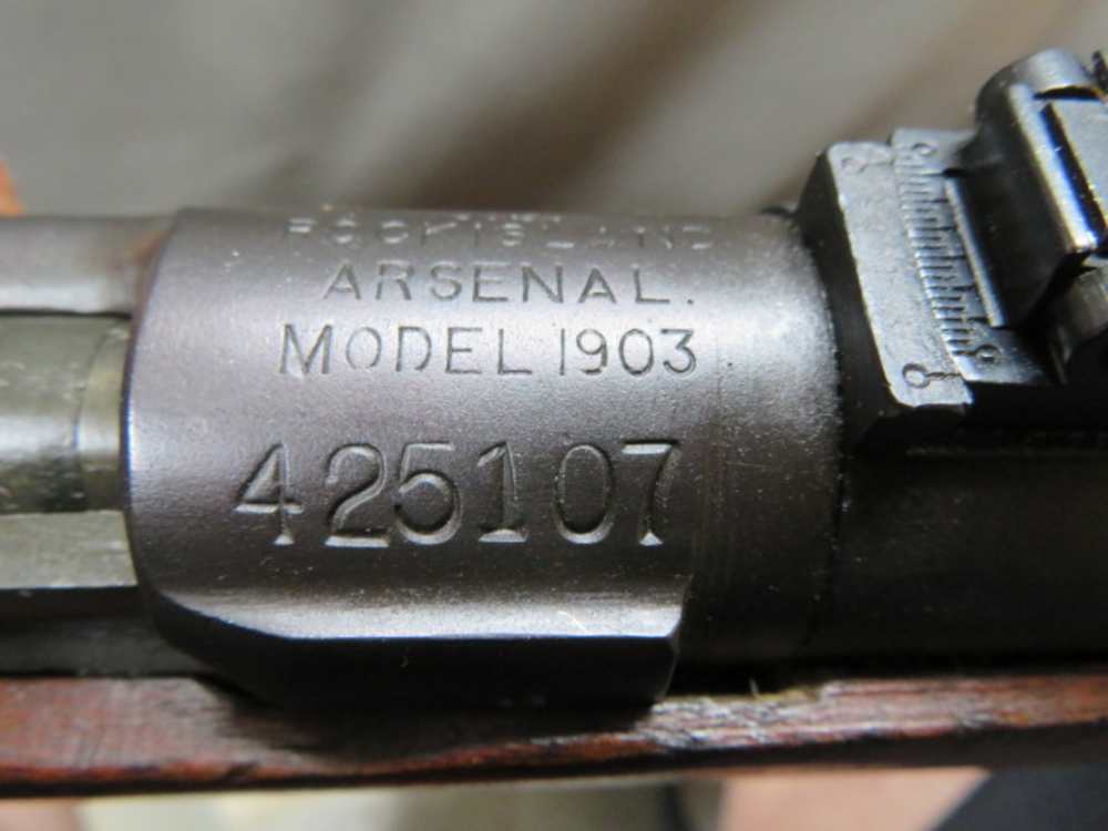 WWII US MODEL 1903 SPRINGFIELD RIFLE-ROCK ISLAND ARSENAL-1944 HIGH STANDARD-img-8