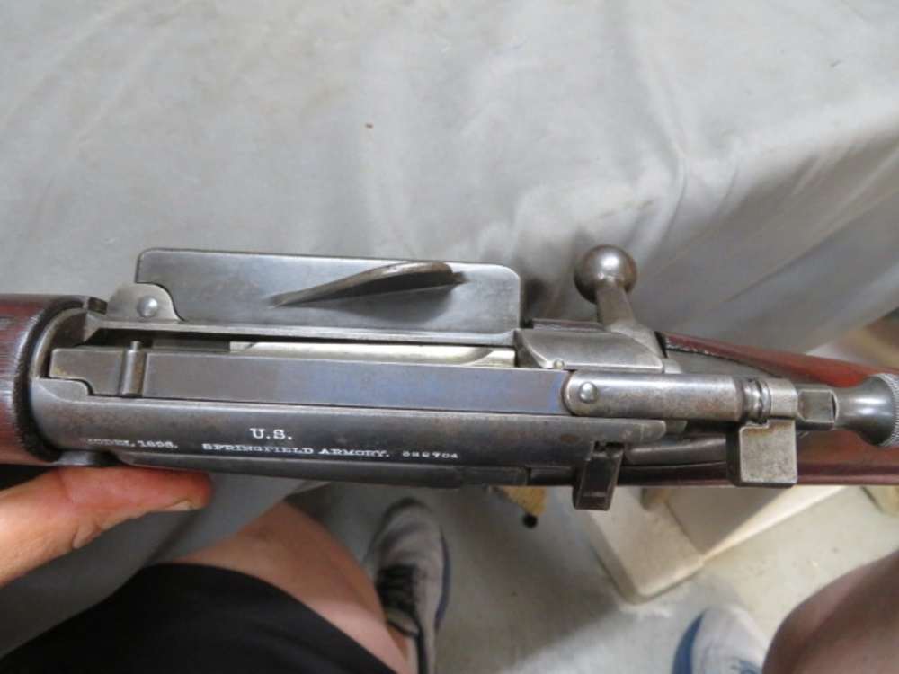 US MODEL 1892 KRAG JORGENSEN RIFLE-NICE JSA 1902 CARTOUCHE-img-7