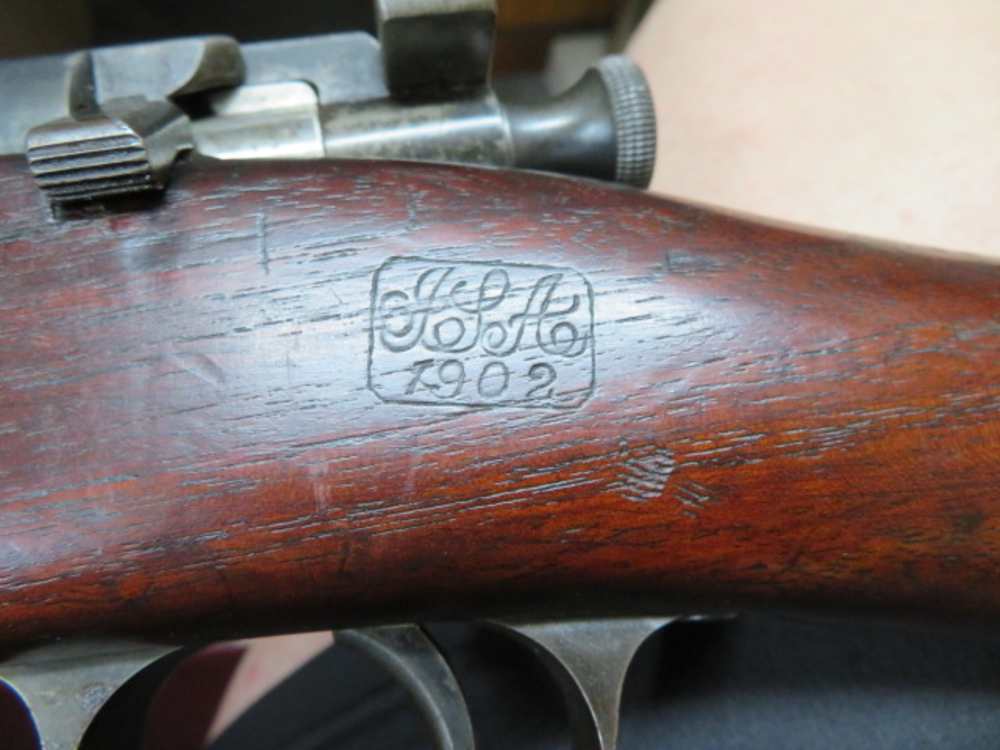 US MODEL 1892 KRAG JORGENSEN RIFLE-NICE JSA 1902 CARTOUCHE-img-9
