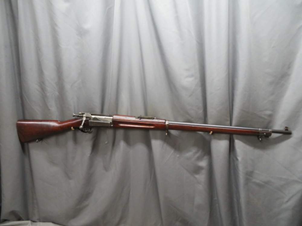 US MODEL 1892 KRAG JORGENSEN RIFLE-NICE JSA 1902 CARTOUCHE-img-0