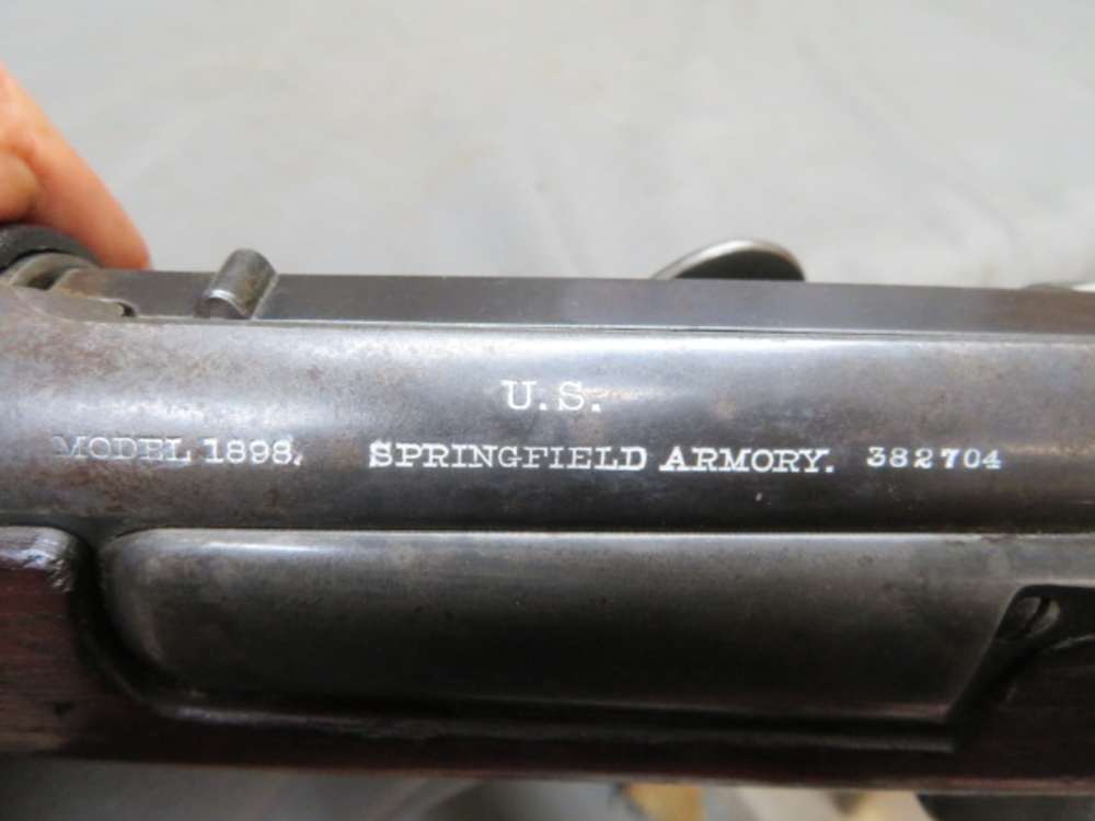 US MODEL 1892 KRAG JORGENSEN RIFLE-NICE JSA 1902 CARTOUCHE-img-6