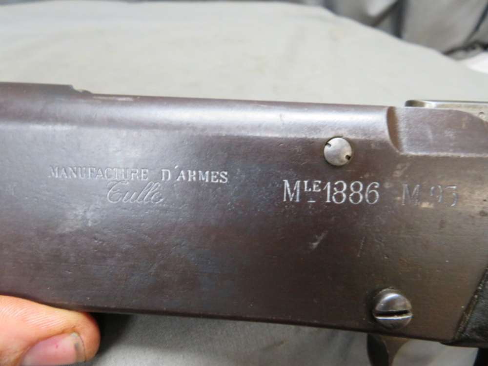 WWI FRENCH MLE 1886 M93 LEBEL RIFLE-TULLE ARSENAL 1917-MATCH BUT BOLT-img-6