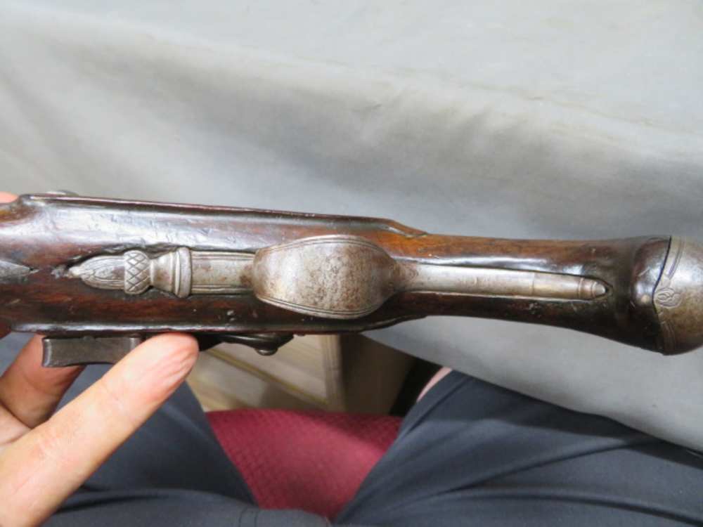 ANTIQUE EUROPEAN FLINTLOCK PISTOL W/ “DUCKBILL” ELLIPTICAL MUZZLE-img-17