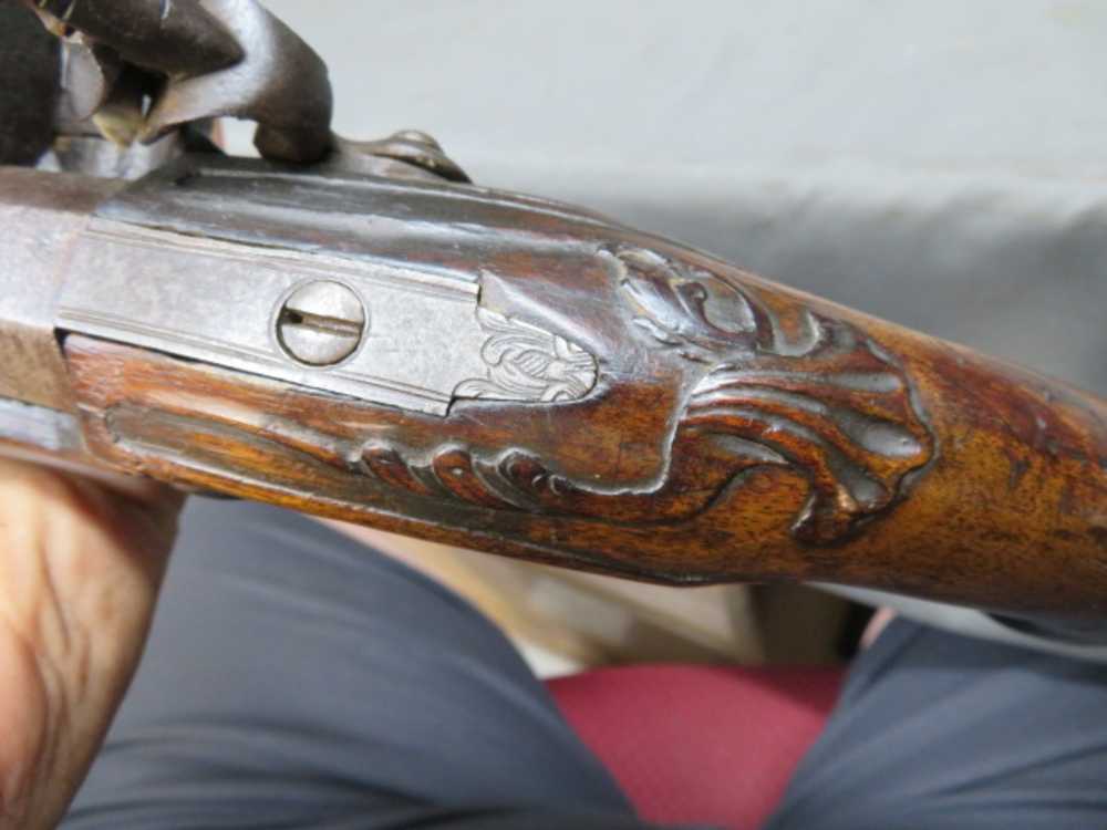 ANTIQUE EUROPEAN FLINTLOCK PISTOL W/ “DUCKBILL” ELLIPTICAL MUZZLE-img-21