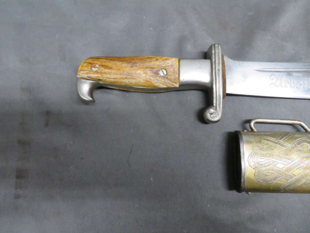 WWII GERMAN RAD LABOR CORPS ENLISTED HEWER DAGGER-ALCOSO-img-2
