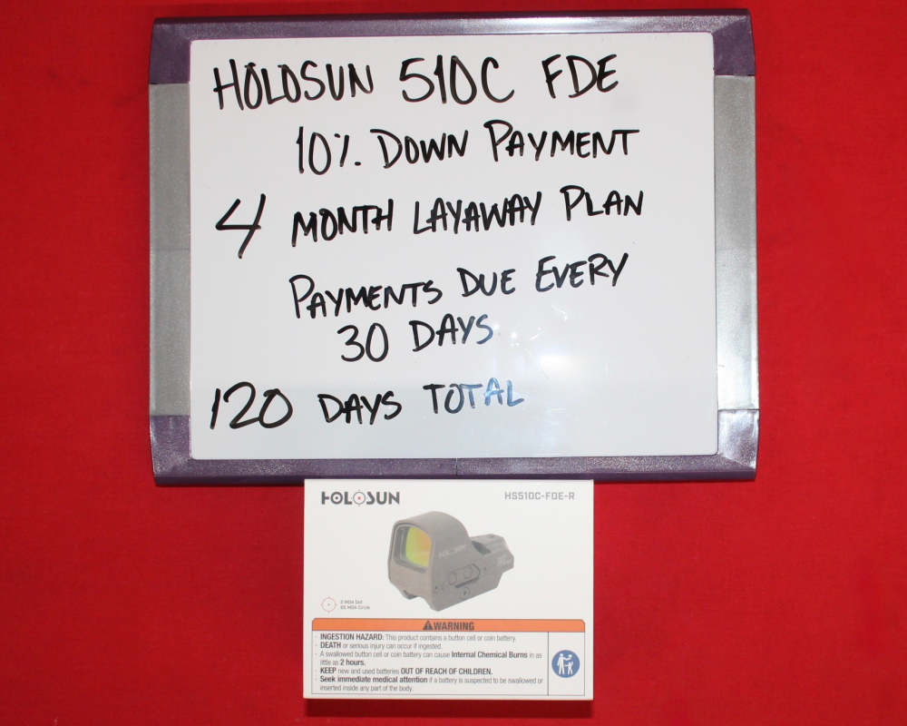 Holosun HS510C FDE, LAYAWAY AVAILABLE!-img-0