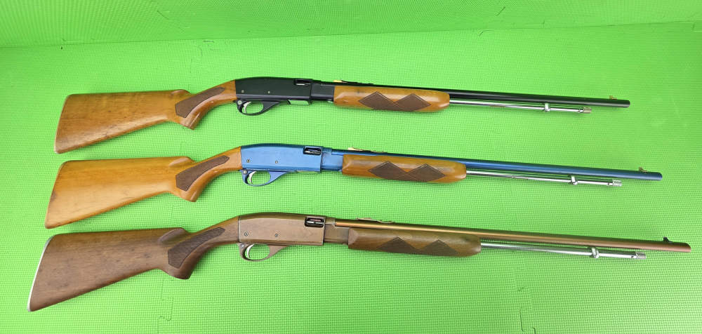 RARE REMINGTON 572 LIGHTWEIGHT * 3 GUN SET BORN 1958 * TEAL-WING BLUE-img-4