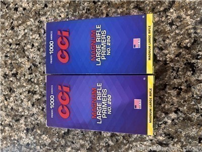 2000 CCI CCI250 Magnum Large Rifle Primers No. 250 cci 250-img-0