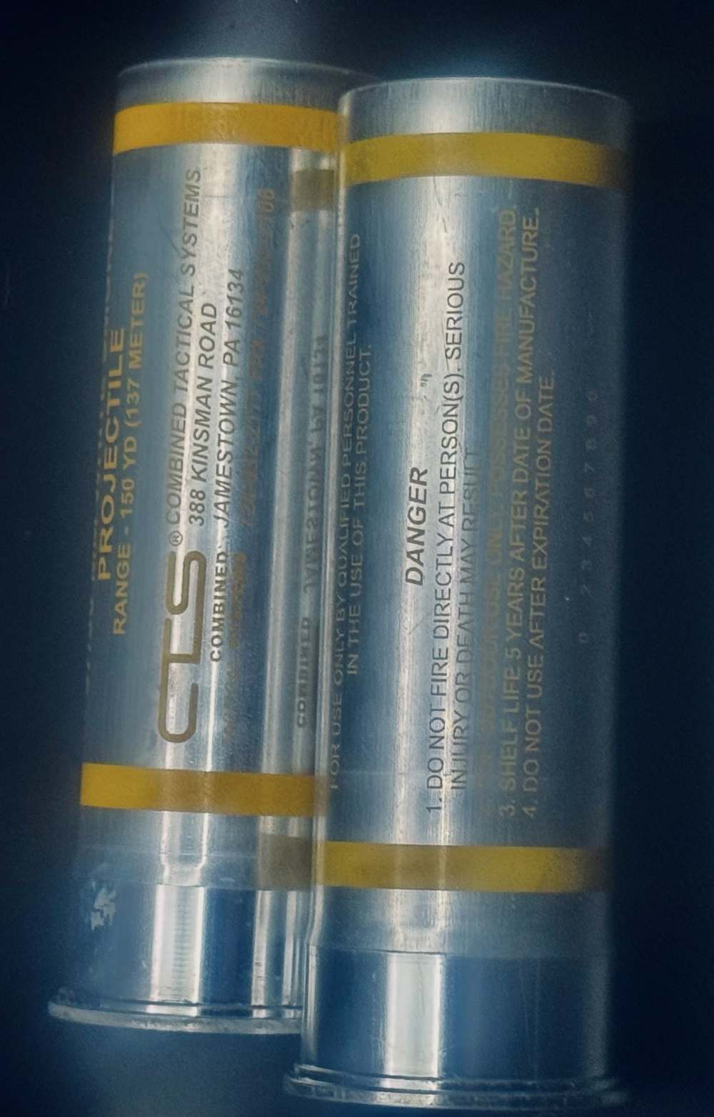 CTS 37mm white smoke projectile range 150 yards-img-3
