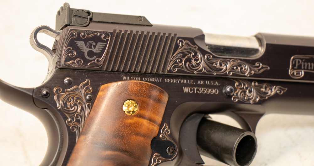 Wilson Combat Pinnacle 1911 Supergrade Hand Engraved .45 ACP -img-5