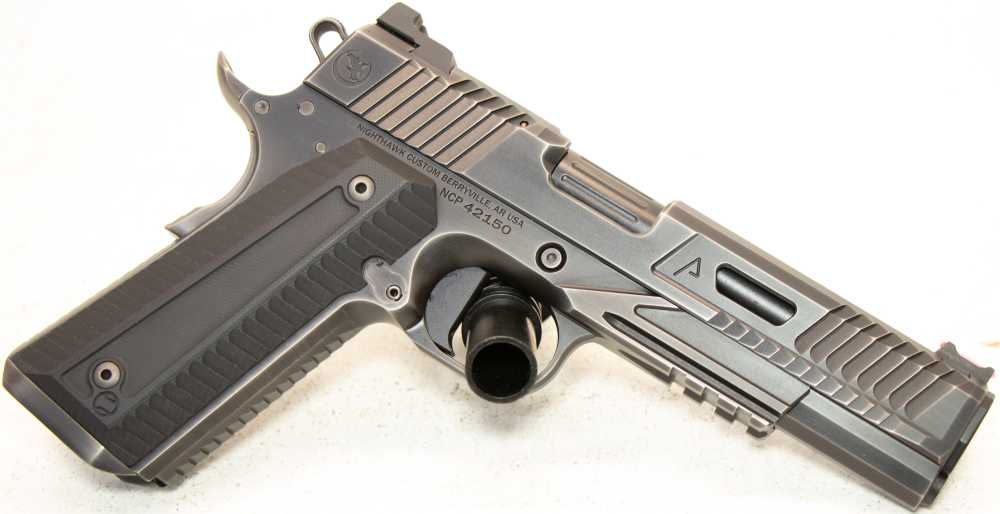 Nighthawk Custom Agent 2 Smoked Cerakote .45 ACP / 5" 1911 -img-0