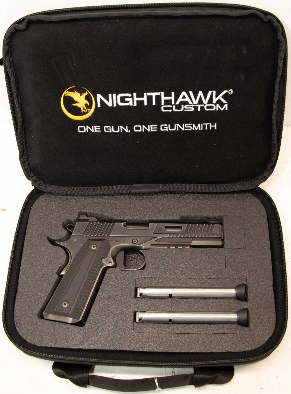 Nighthawk Custom Agent 2 Smoked Cerakote .45 ACP / 5" 1911 -img-1