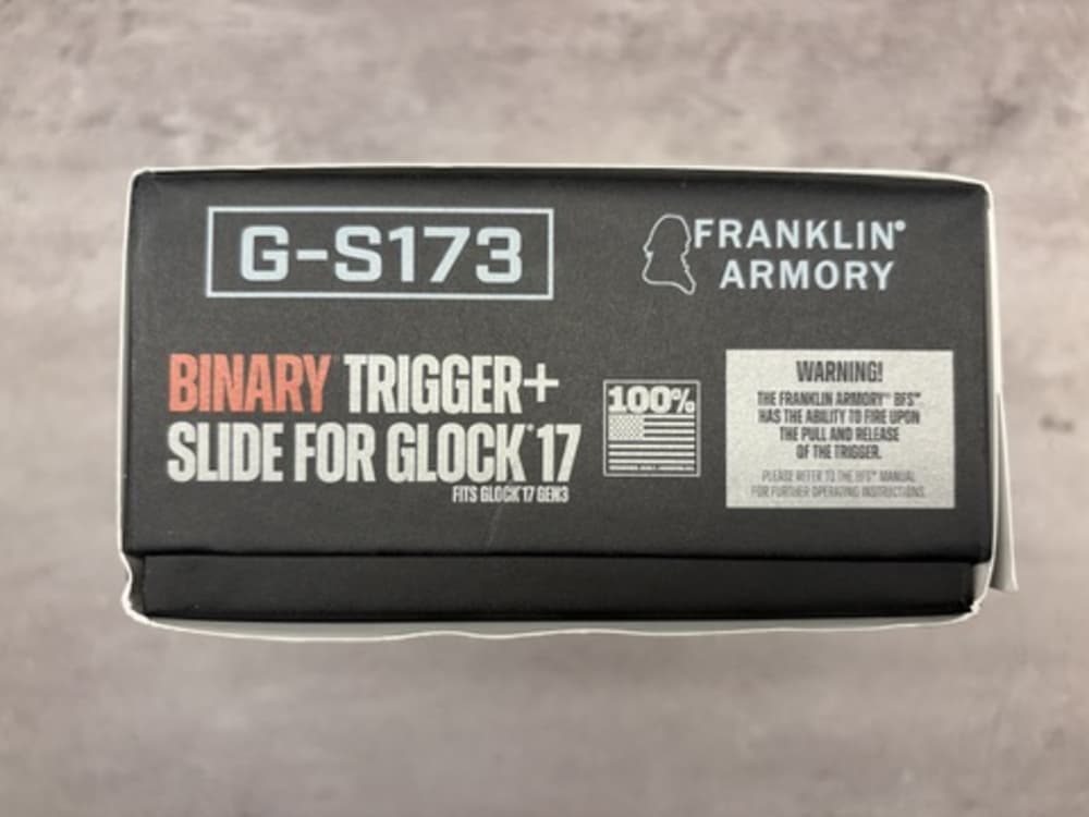 NIB, Franklin Armory G-S173, Binary Firing System, Black - 818725012501-img-4