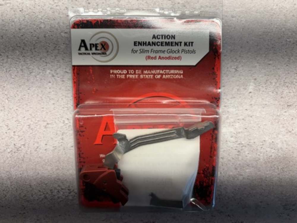 NEW, APEX TACTICAL - Action Enhancement Kit for Slim Frame Glock RED-img-1