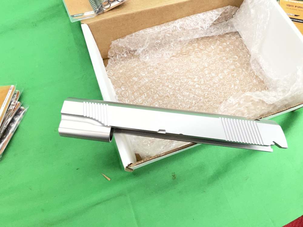 STAINLESS NIGHTHAWK CUSTOM 1911 2011 10MM FULL PARTS KIT NOVAK -img-15