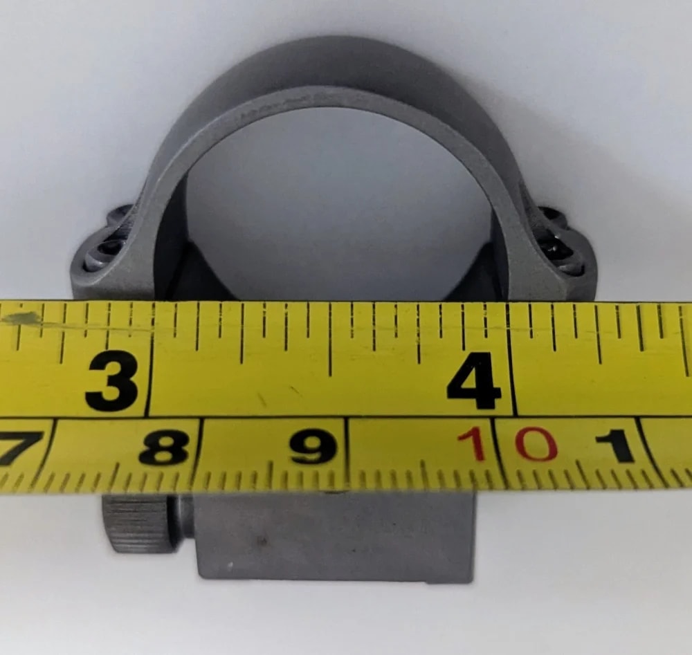 Ruger Factory 1" Rifle #5 Height Stainless Scope Rings-img-2