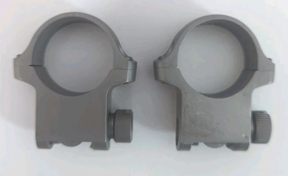 Ruger Factory 1" Rifle #5 Height Stainless Scope Rings-img-3