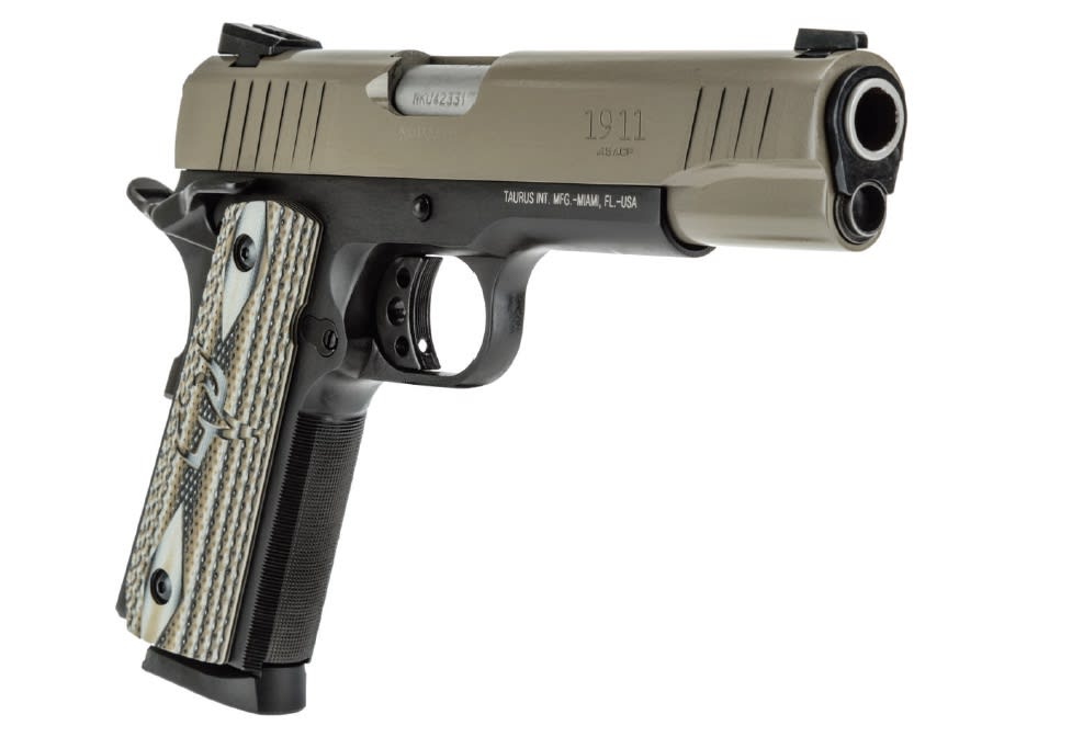 1-191101S-VZ Taurus PT1911 45 ACP 5" 8 + 1rd Sand Cerakote-img-0