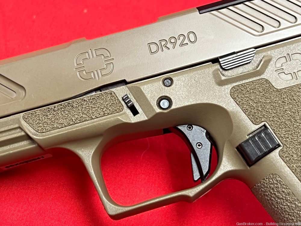 Shadow Systems DR920 9mm semi-auto pistol FDE Gen optics ready threaded-img-4