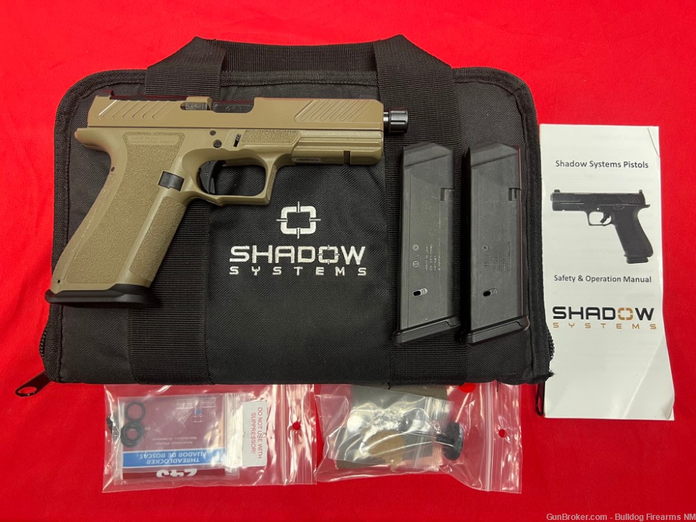 Shadow Systems DR920 9mm semi-auto pistol FDE Gen optics ready threaded-img-1