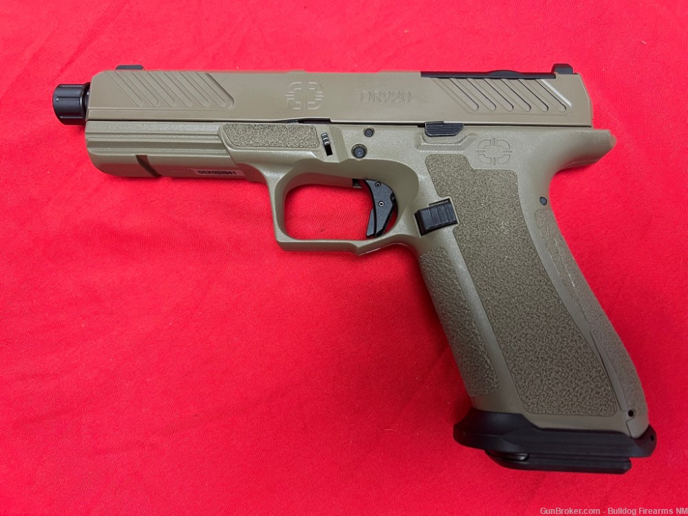 Shadow Systems DR920 9mm semi-auto pistol FDE Gen optics ready threaded-img-3