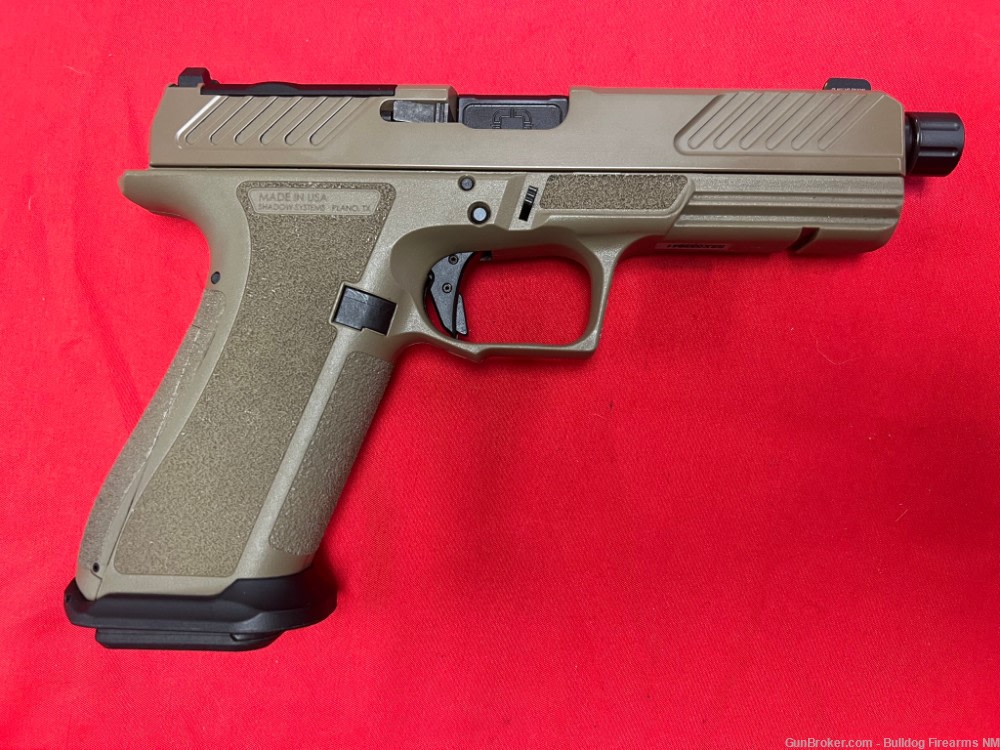 Shadow Systems DR920 9mm semi-auto pistol FDE Gen optics ready threaded-img-2