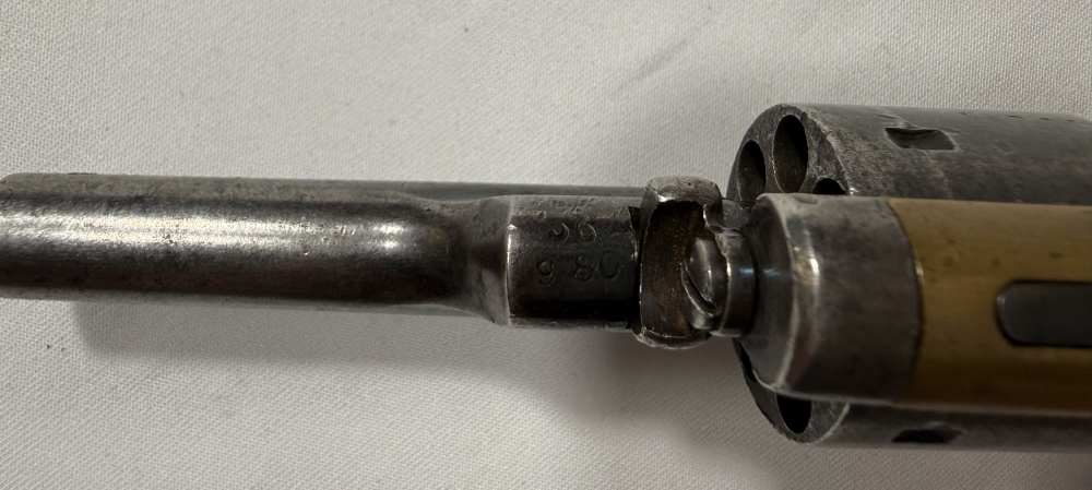 Colt Open Top Pocket Model Revolver .22 Short Antique -img-5