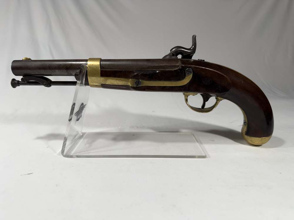 U.S. Model 1842 Black Powder Percussion Pistol H. Aston & Co Dated 1851 -img-0