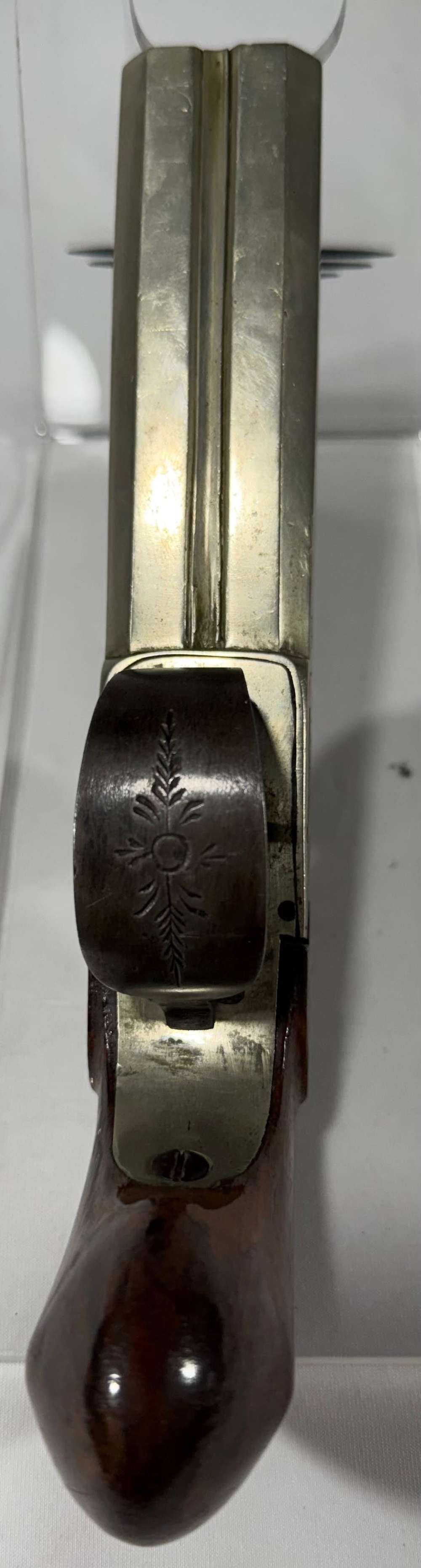 Black Powder Belgian Double Brass- Barreled Percussion Pistol .44Cal -img-6
