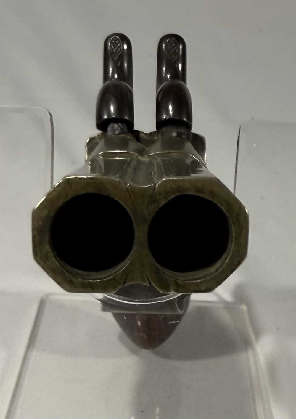Black Powder Belgian Double Brass- Barreled Percussion Pistol .44Cal -img-4