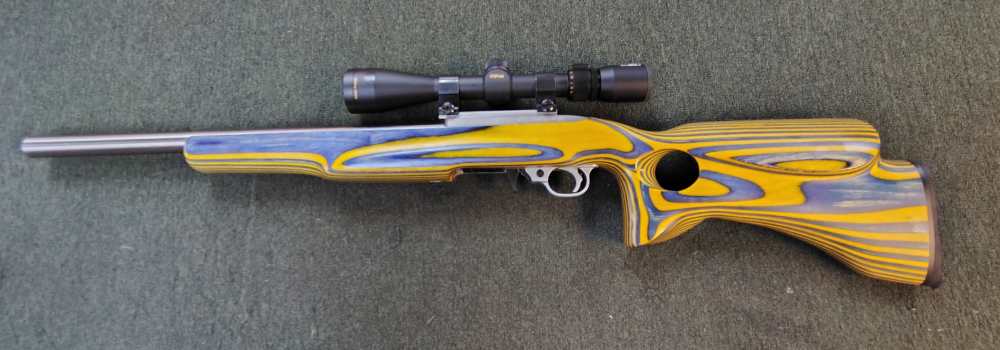 Ruger 10/22 shaw custom bull barrel-img-0
