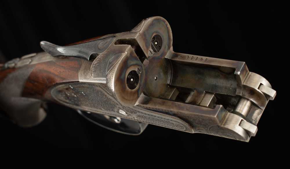 J.P. Sauer 16ga/.38-55WCF – c1906, HIGH-GRADE SIDELOCK DRILLING-img-27