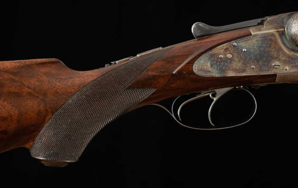 J.P. Sauer 16ga/.38-55WCF – c1906, HIGH-GRADE SIDELOCK DRILLING-img-9