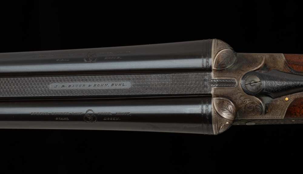 J.P. Sauer 16ga/.38-55WCF – c1906, HIGH-GRADE SIDELOCK DRILLING-img-18