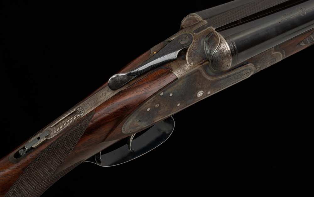 J.P. Sauer 16ga/.38-55WCF – c1906, HIGH-GRADE SIDELOCK DRILLING-img-21