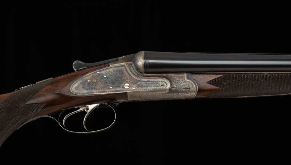 J.P. Sauer 16ga/.38-55WCF – c1906, HIGH-GRADE SIDELOCK DRILLING-img-4