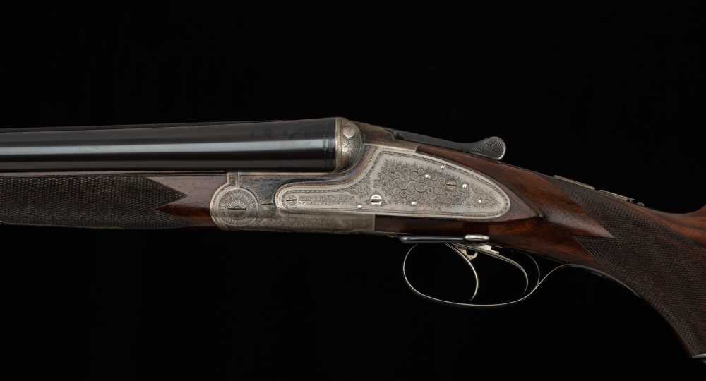 J.P. Sauer 16ga/.38-55WCF – c1906, HIGH-GRADE SIDELOCK DRILLING-img-0