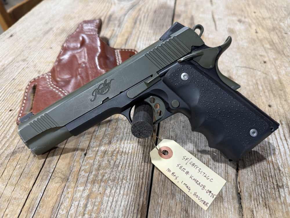 Kimber Custom II in Custom Green Finish -- COOL!-img-0