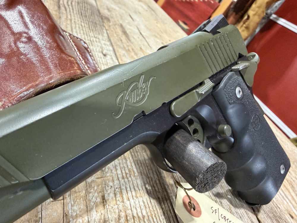 Kimber Custom II in Custom Green Finish -- COOL!-img-5
