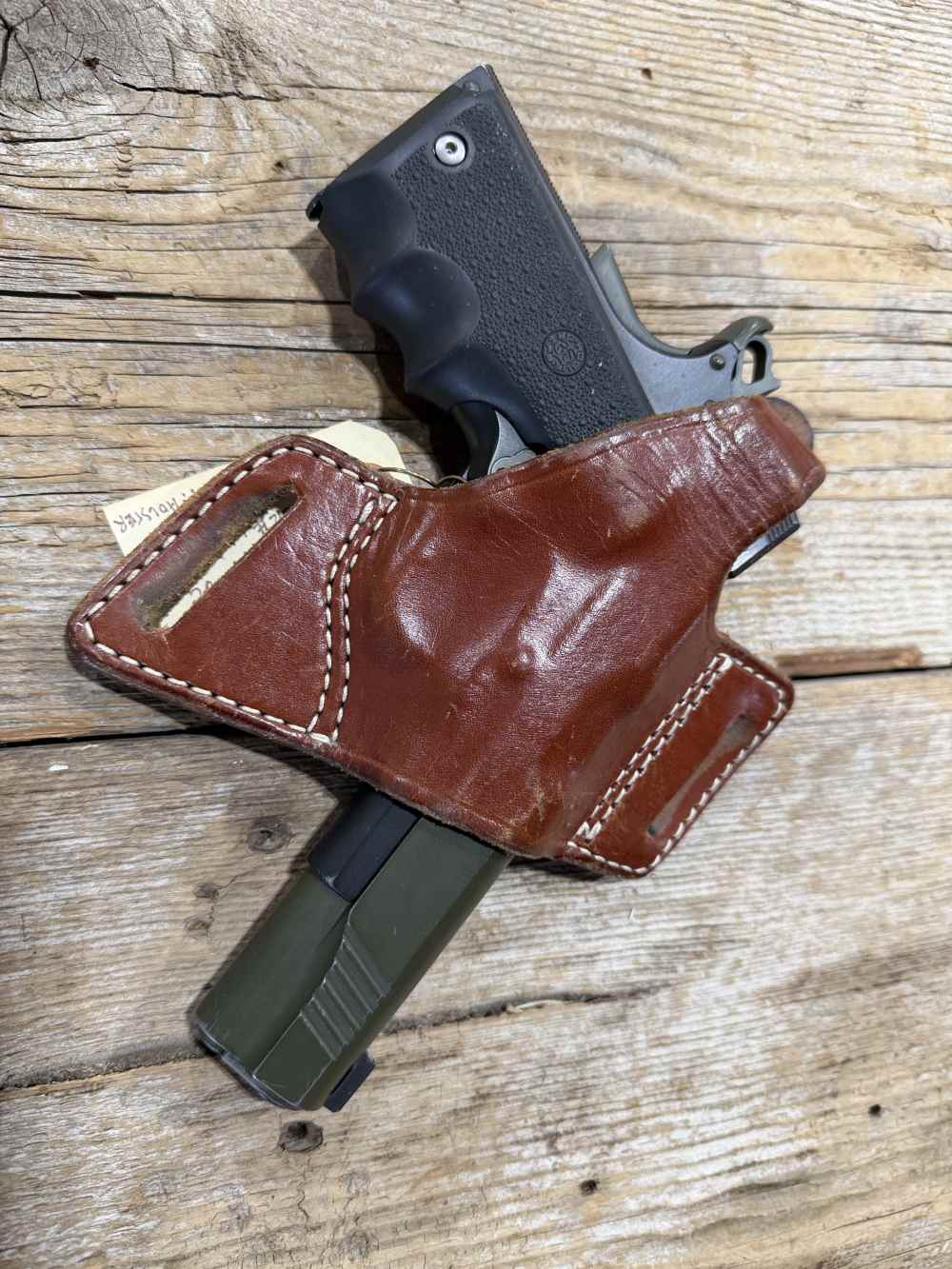 Kimber Custom II in Custom Green Finish -- COOL!-img-17