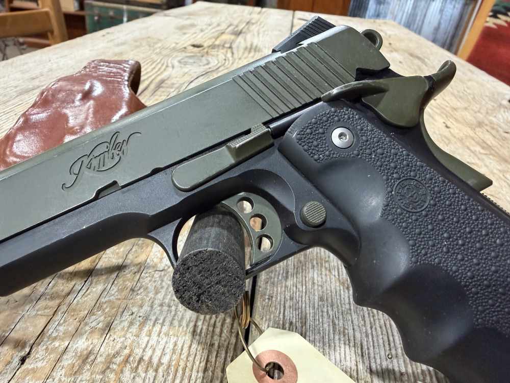 Kimber Custom II in Custom Green Finish -- COOL!-img-6