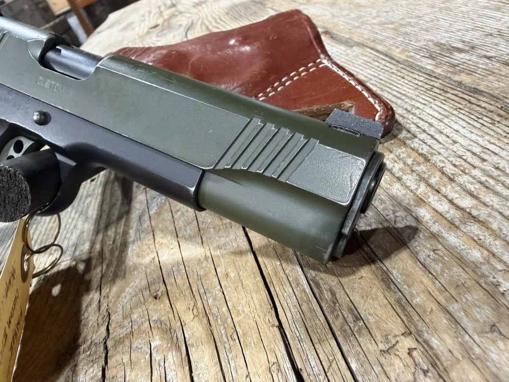 Kimber Custom II in Custom Green Finish -- COOL!-img-9