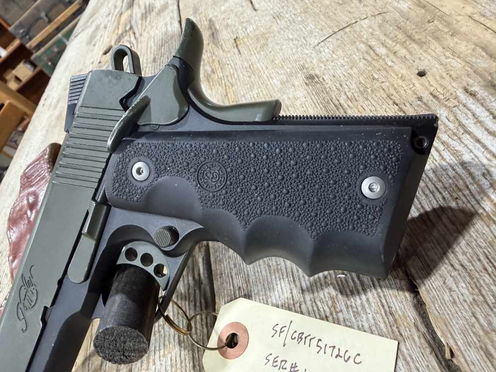 Kimber Custom II in Custom Green Finish -- COOL!-img-1