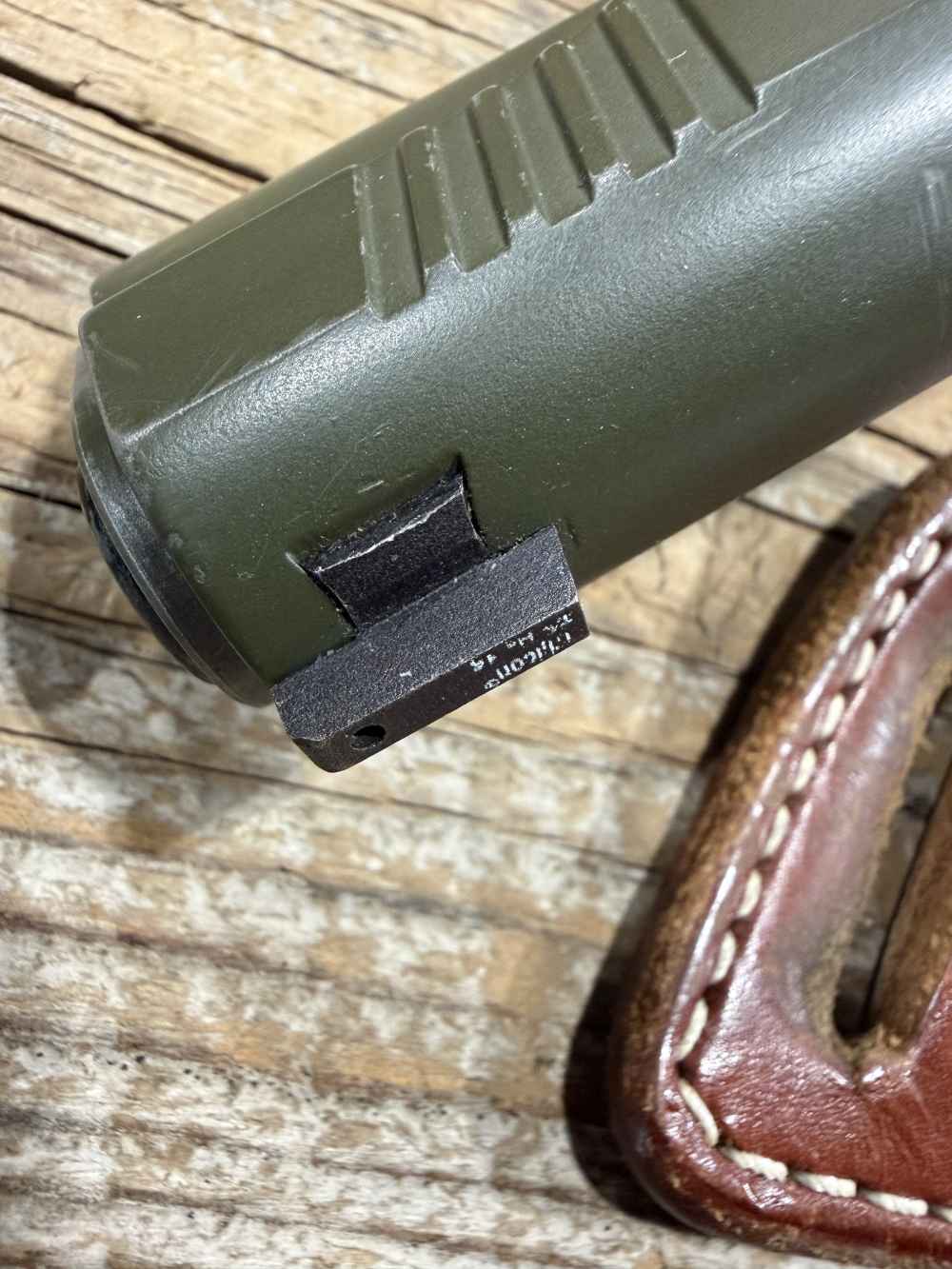 Kimber Custom II in Custom Green Finish -- COOL!-img-13