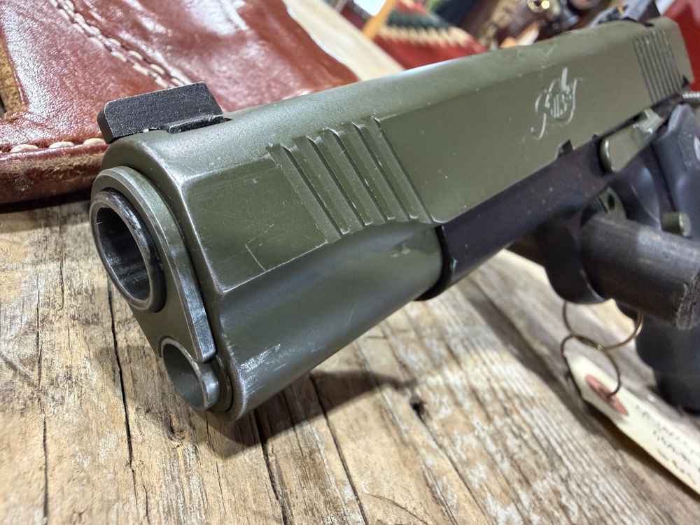 Kimber Custom II in Custom Green Finish -- COOL!-img-4