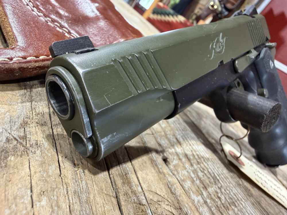 Kimber Custom II in Custom Green Finish -- COOL!-img-3