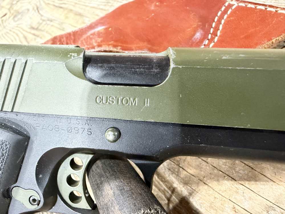 Kimber Custom II in Custom Green Finish -- COOL!-img-10