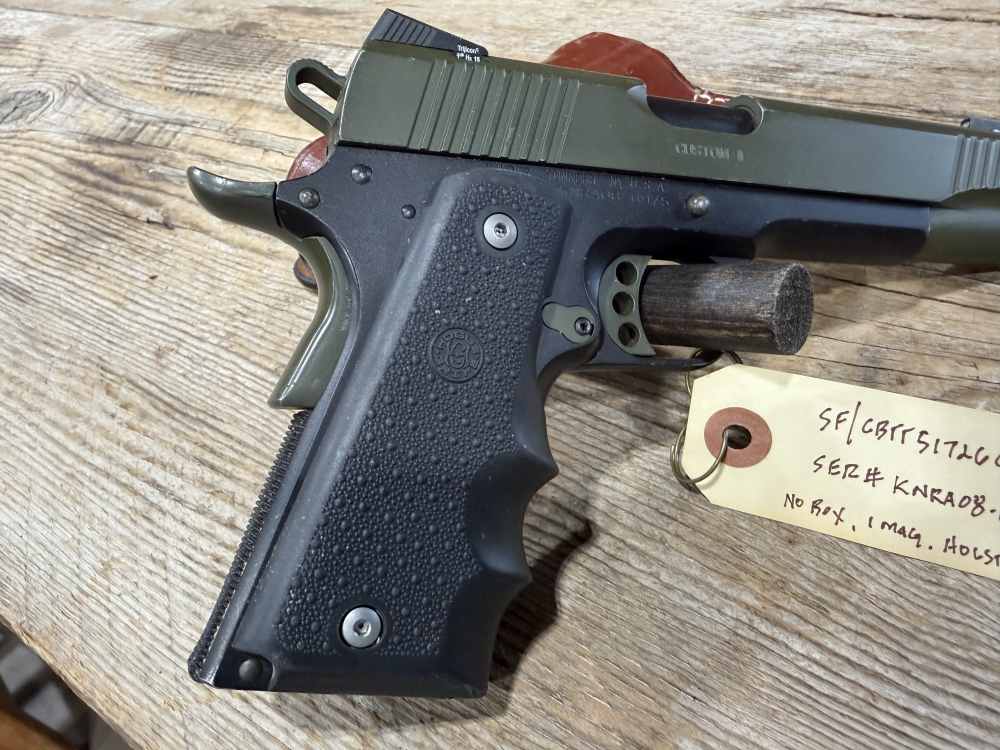 Kimber Custom II in Custom Green Finish -- COOL!-img-8