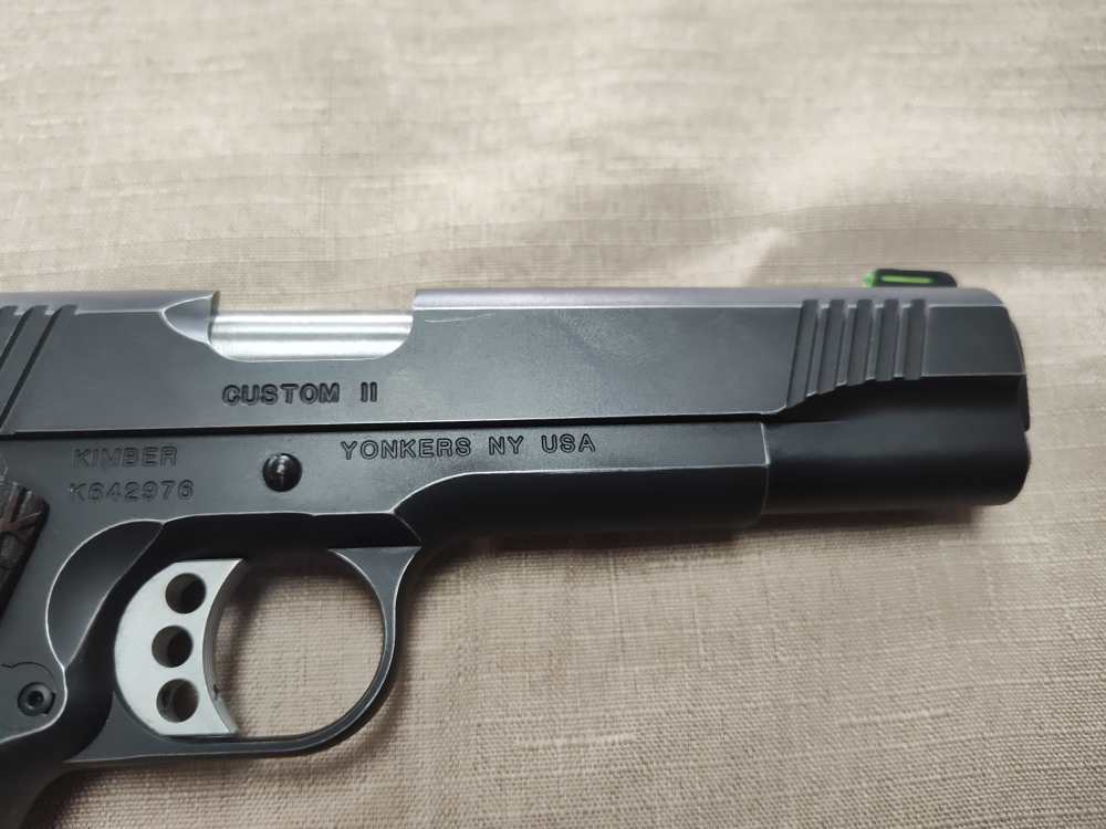 Kimber 1911 CUSTOM II .45ACP 5" Barrel w/ Gorgeous Grips & One Mag! -img-33